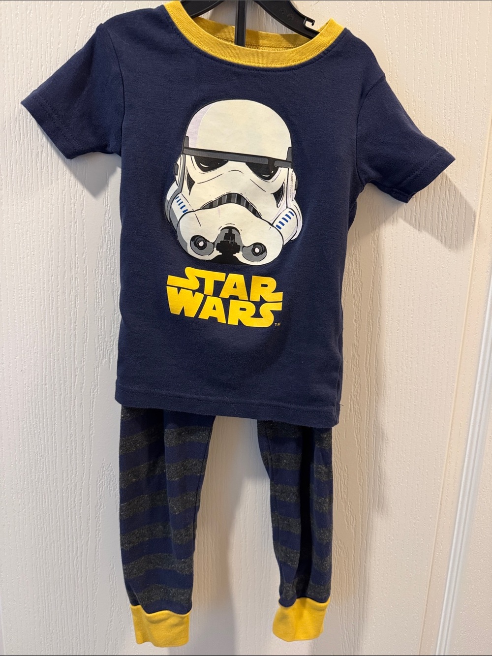 Star Wars Navy & Yellow Stormtrooper Pajama Set for Kids